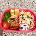 ポジティブマミー's cooksnap of when they made 【お弁当】かまぼこドラえもん.