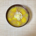 キンプリ's cooksnap of when they made さつま芋とひき肉の簡単味噌汁.