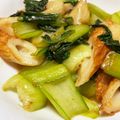 Nya6nya6's cooksnap of when they made チンゲンサイとちくわのオイスター炒め.