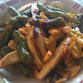 cgb_nito's cooksnap of when they made 丸ごと♪まいたけとししとうの卵炒め.