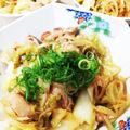 クッキン坊主's cooksnap of when they made 鶏モモとキャベツのガリバタポン炒め.