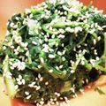 クックE662AA☆'s cooksnap of when they made レンジで簡単♪ほうれん草のナムル.