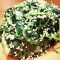 クックE662AA☆'s cooksnap of when they made レンジで簡単♪ほうれん草のナムル.