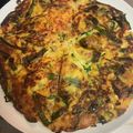 kaaa7♡'s cooksnap of when they made モッチモチのネギチヂミ！豆腐で！.