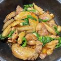 おおいた美希's cooksnap of when they made 簡単で美味しい！三杯鶏(サンベイジー).