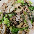 プリン・ピリミジン's cooksnap of when they made 大葉香る豚肉とれんこんの炒め物.