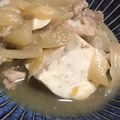 なんでなんしー's cooksnap of when they made プロ直伝！豚こま肉と煮込み玉ねぎの肉豆腐.