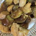 手抜きクック's cooksnap of when they made 茄子と胸肉の甘酢炒め.