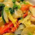 s06007's cooksnap of when they made ☆にらと白菜の胡麻和え☆.
