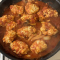 s06007's cooksnap of when they made 鶏団子とシメジの和風トマト煮.
