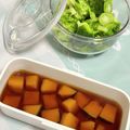 もぐもぐ人's cooksnap of when they made お弁当にも♪レンジde簡単かぼちゃの煮物.