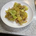 omidumama's cooksnap of when they made 豚こまとキャベツのオイスター卵炒め.