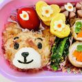 ★みきを★'s cooksnap of when they made ふわふわクマちゃん弁当（キャラ弁）.