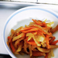 クックJ1OIVT☆'s cooksnap of when they made 大根と人参の紅白炒め.