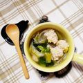めぐ＊ぴぃ's cooksnap of when they made 餃子のタネが余ったら…スープで！.