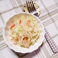 めぐ＊ぴぃ's cooksnap of when they made 簡単☆キャベツとカニカマのコールスロー.