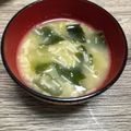 みりん調味料's cooksnap of when they made 和辛子入り お味噌汁～(๑ºัºั๑)♡.