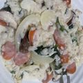 クックQM7AMR☆'s cooksnap of when they made もち麦ごはんで☆きのこリゾット.