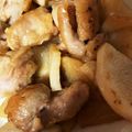 no1642's cooksnap of when they made 鶏肉と長芋の炒め物.