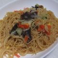 きらり流れ星's cooksnap of when they made 野菜たっぷり海鮮焼きビーフン.