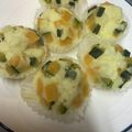 shizukuku's cooksnap of when they made 米粉さつまいも蒸しパン　離乳食後期.