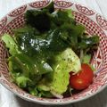 zakkiiM's cooksnap of when they made 胡麻ドレッシング ワカメと豆腐のサラダ.