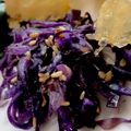 MULA's cooksnap of when they made お弁当に★紫キャベツの簡単ナムル.