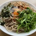 お塩と砂糖's cooksnap of when they made フワフワ納豆そばで、ヘルシーダイエット.