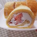 ☆なつこ's cooksnap of when they made レンジで簡単♡極上スフレロールケーキ.