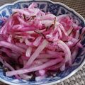 ひっこ's cooksnap of when they made 赤大根の塩昆布和え.