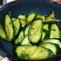 クックTXEBE1☆'s cooksnap of when they made 簡単！生姜と大葉できゅうりのパパッと漬け.