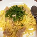 mumiち's cooksnap of when they made コクうまぁ☆ねぎ豚味噌パスタ.