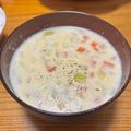azukinako5's cooksnap of when they made 簡単☆あさりのクラムチャウダー.