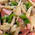 りんりんのん's cooksnap of when they made しめじとベーコンとピーマンのレンジ蒸し.