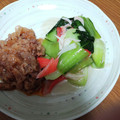 クックプ～'s cooksnap of when they made 青梗菜とカニカマの中華炒め.
