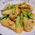 のんべぇヒロ's cooksnap of when they made 節約！簡単！ムネ肉とアスパラの塩麹炒め.