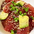 もりった's cooksnap of when they made アボカドとまぐろのづけ丼.