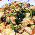 にこりん＊'s cooksnap of when they made 牡蠣とほうれん草と豆腐の炒め物.
