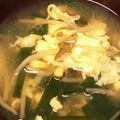 やえまりも's cooksnap of when they made 簡単！ニラ玉もやしのお味噌汁.