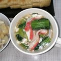 ほか弁ママ's cooksnap of when they made 絹豆腐と小松菜のカニカマあんかけ♪♪.