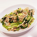 パインクリームソーダ's cooksnap of when they made 瞬間おかず★小松菜とツナ缶のつなつな炒め.