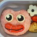 reminasara's cooksnap of when they made ハギーワギー♡ キャラ弁♡.