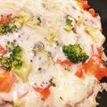 菜つ実☆ミ's cooksnap of when they made 残ったごはんのリメイク☆簡単☆ごはんピザ.