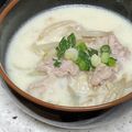 yummy?'s cooksnap of when they made 食べるスープ♪もやしと豚こまの豆乳スープ.
