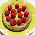 かなりん☆'s cooksnap of when they made 簡単＆濃厚*抹茶のベイクドチーズケーキ*.