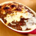 ＊sunlight＊'s cooksnap of when they made ドライカレーが残った時の焼きチーズカレー.