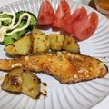 fu♪♪'s cooksnap of when they made 黄金比で旨いっ！鮭のマヨ粒マスタード焼き.