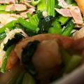 no1642's cooksnap of when they made 小松菜とエビ・ベーコンのガーリックソテー.