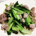 まぶたん's cooksnap of when they made 豚肉と小松菜の炒め煮♡.