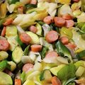 うーさき's cooksnap of when they made ズッキーニとベーコン炒め.